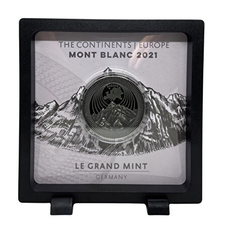 AgaKulche Mont Blanc Dark 2021 Gümüş Sikke Coin
